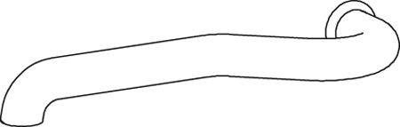 Dinex 64793 - Труба вихлопного газу autocars.com.ua