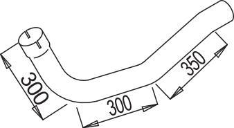 Dinex 68177 - Труба вихлопного газу autocars.com.ua