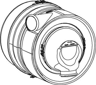 Dinex 68322 - Середній глушник вихлопних газів autocars.com.ua
