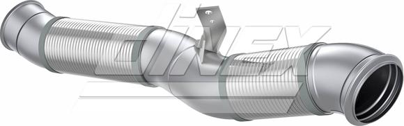 Dinex 6LA001 - Труба вихлопного газу autocars.com.ua