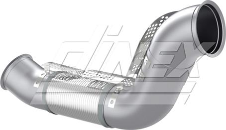 Dinex 6LE007 - Труба вихлопного газу autocars.com.ua
