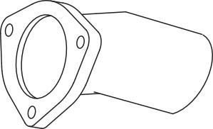 Dinex 80277 - Труба вихлопного газу autocars.com.ua