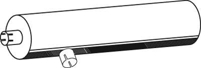 Dinex 80309 - Середній / кінцевий глушник ОГ autocars.com.ua