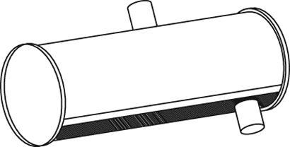 Dinex 80329 - Середній / кінцевий глушник ОГ autocars.com.ua