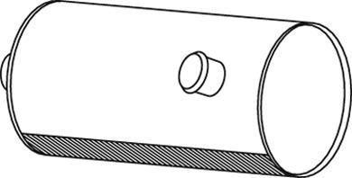 Dinex 80363 - Середній / кінцевий глушник ОГ autocars.com.ua