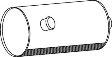 Dinex 80364 - Середній / кінцевий глушник ОГ autocars.com.ua