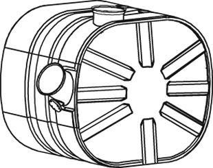 Dinex 80437 - Середній / кінцевий глушник ОГ autocars.com.ua