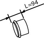 Dinex 80780 - Труба вихлопного газу autocars.com.ua