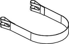 Dinex 80803 - Кронштейн, втулка, система випуску autocars.com.ua