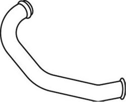 Dinex 81617 - Труба вихлопного газу autocars.com.ua