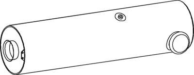 Dinex 82422 - Середній / кінцевий глушник ОГ autocars.com.ua