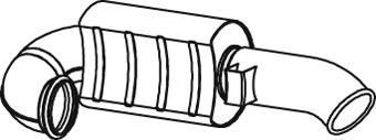 Dinex 82611 - Глушитель выхлопных газов, конечный avtokuzovplus.com.ua