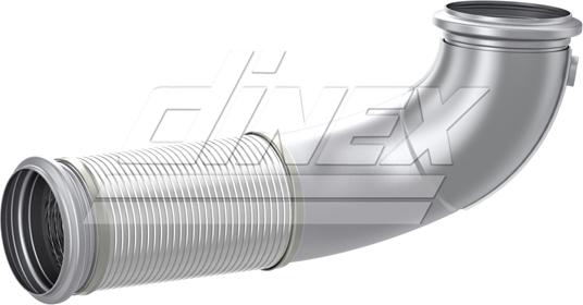 Dinex 8AE000 - Труба вихлопного газу autocars.com.ua
