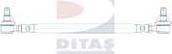 Ditas A2-1201 - Поперечна рульова тяга autocars.com.ua