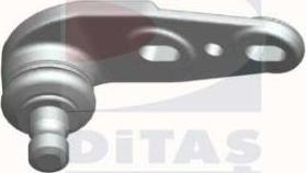 Ditas A2-3032 - Ремонтний комплект, що несуть / напрямні шарніри autocars.com.ua