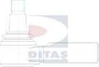Ditas A3-4210 - Наконечник рульової тяги, кульовий шарнір autocars.com.ua