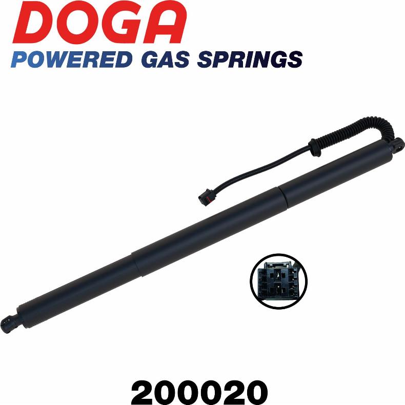DOGA 200020 - Електромотор, задні двері autocars.com.ua