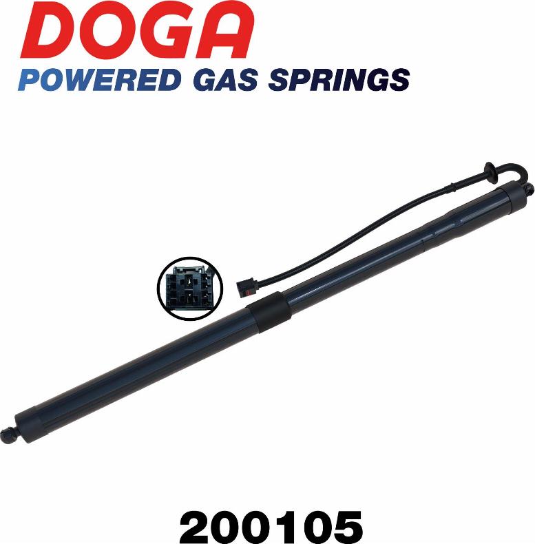 DOGA 200105 - Электромотор, задняя дверь autodnr.net