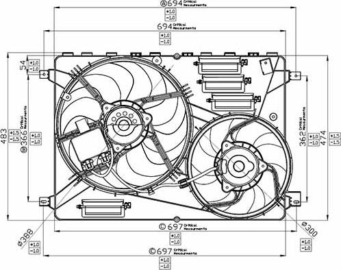 DOGA EVO022 - Вентилятор, охлаждение двигателя autodnr.net