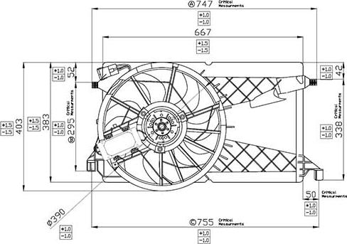 DOGA EVO027 - Вентилятор, охолодження двигуна autocars.com.ua