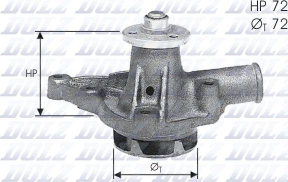 DOLZ A115 - Водяний насос autocars.com.ua