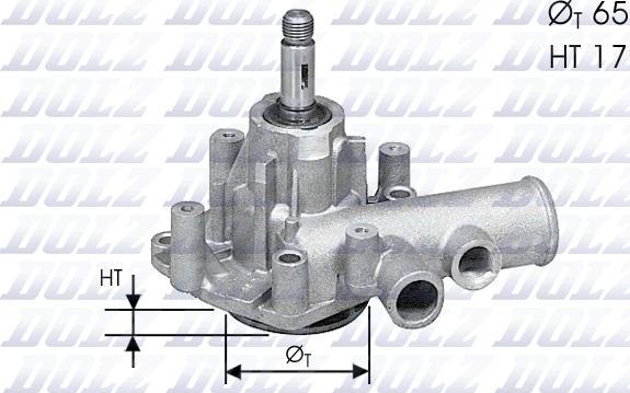 DOLZ A136 - Водяний насос autocars.com.ua