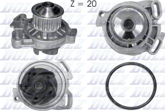 DOLZ A154 - Водяной насос avtokuzovplus.com.ua