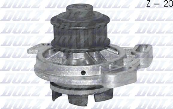 DOLZ A162 - Водяний насос autocars.com.ua
