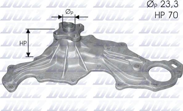 DOLZ F116 - Водяний насос autocars.com.ua