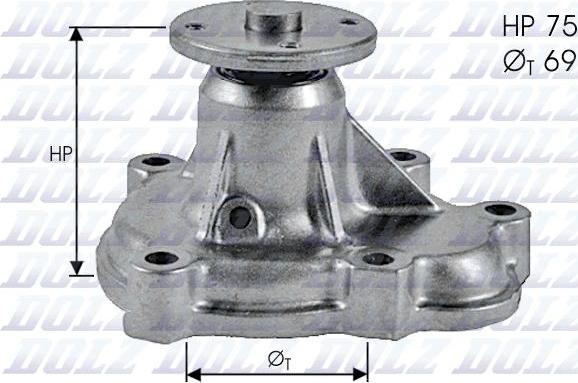 DOLZ O132 - Водяной насос avtokuzovplus.com.ua