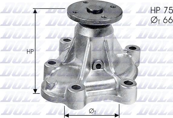 DOLZ O134 - Водяний насос autocars.com.ua