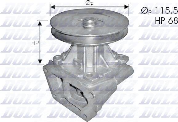 DOLZ S134 - Водяной насос avtokuzovplus.com.ua