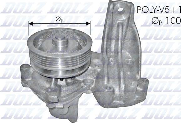 DOLZ S174 - Водяной насос avtokuzovplus.com.ua