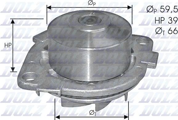 DOLZ S211 - Водяний насос autocars.com.ua