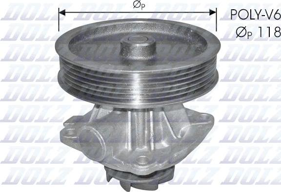 DOLZ S225 - Водяной насос avtokuzovplus.com.ua