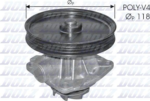 DOLZ S226 - Водяной насос avtokuzovplus.com.ua