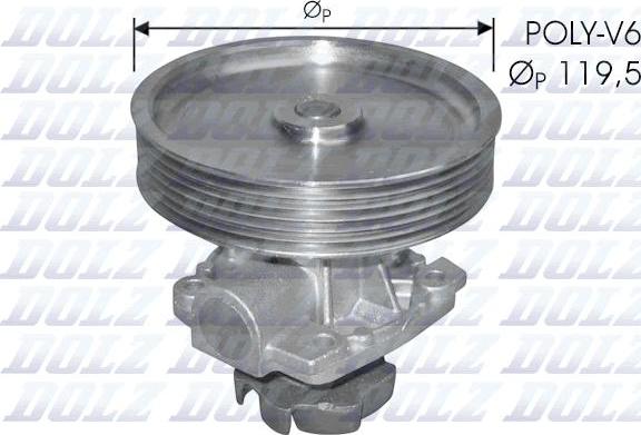 DOLZ S228 - Водяной насос autodnr.net