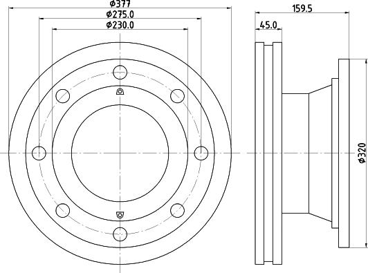 DON CVD586 - Тормозной диск avtokuzovplus.com.ua