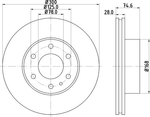 DON PCD21062 - Гальмівний диск autocars.com.ua