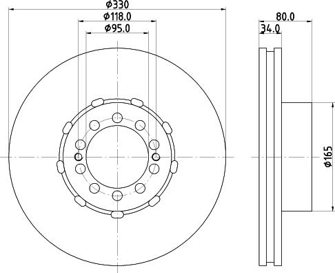 DON CVD682 - Тормозной диск avtokuzovplus.com.ua