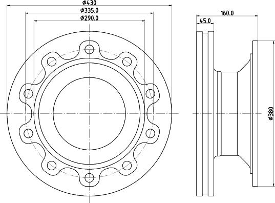 DON CVD700 - Тормозной диск avtokuzovplus.com.ua