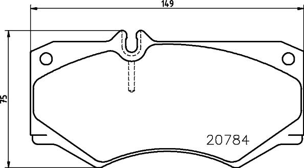 DON CVP049 - Гальмівні колодки, дискові гальма autocars.com.ua