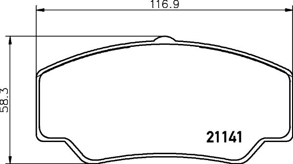 DON CVP052 - Гальмівні колодки, дискові гальма autocars.com.ua