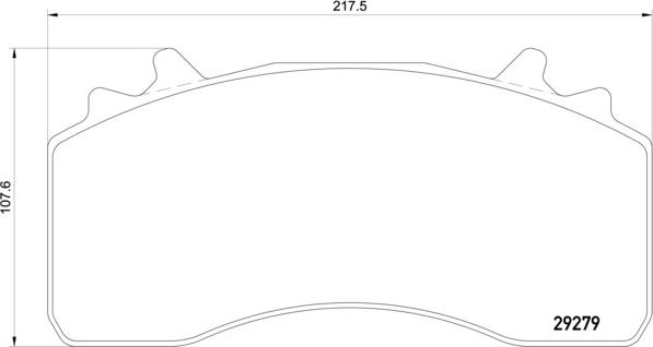 DON CVP112K - Тормозные колодки, дисковые, комплект avtokuzovplus.com.ua