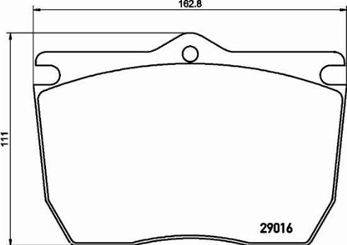 DON CVP124K - Гальмівні колодки, дискові гальма autocars.com.ua