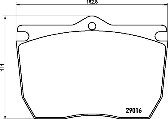 DON CVP124 - Гальмівні колодки, дискові гальма autocars.com.ua