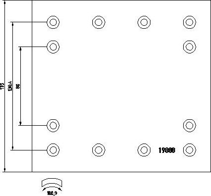 DON DF36371S7100 - Комплект тормозных башмаков, барабанные тормоза autodnr.net