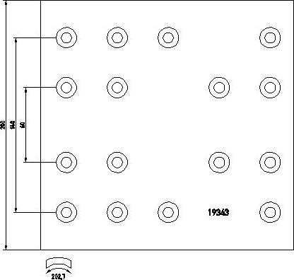 DON PB242S7141 - Комплект тормозных башмаков, барабанные тормоза autodnr.net