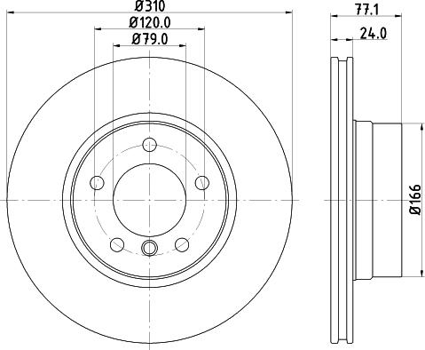 DON PCD10432 - Тормозной диск avtokuzovplus.com.ua