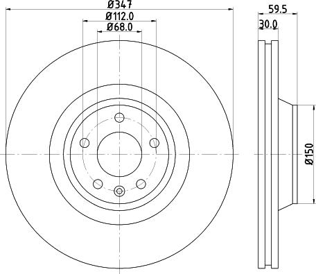 DON PCD11611 - Гальмівний диск autocars.com.ua